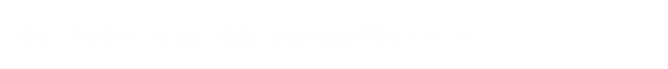 整体・美容整体・カイロ・骨盤・小顔形成師養成スクール